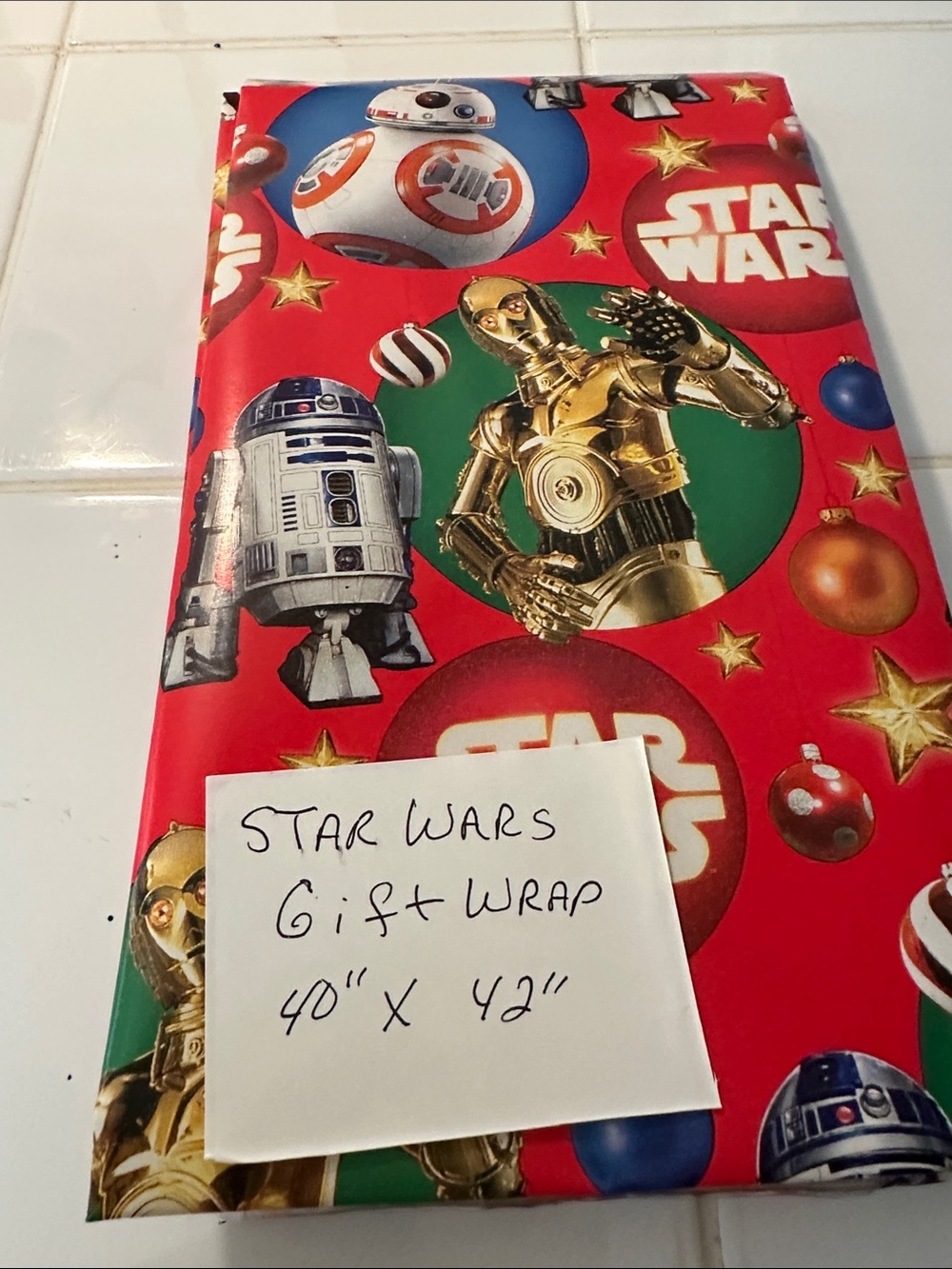Star Wars Red, Gold & Blue Character Wrap